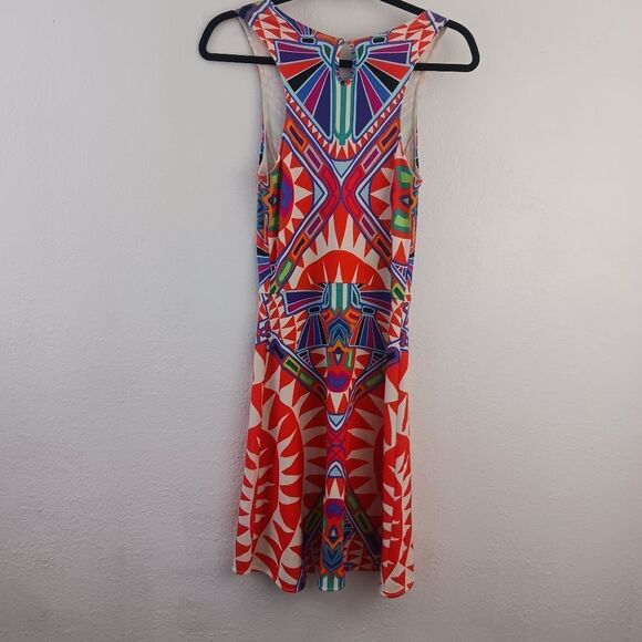 Mara Hoffman Sleeveless Above Knee, Mini circle printed dress  size S - Picture 6 of 9